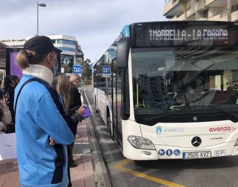 Hela 85 procent av de som reste med lokalbussarna i Marbella förra året gjorde det med gratiskortet.