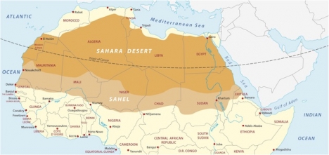 Spaniens framtida utlandsbistånd ska bland annat fokusera på området El Sahel, söder om Sahara.