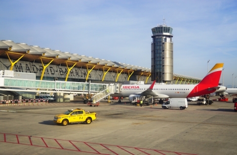 Madrids flygplats Barajas hade flest passagerare 2021, men drygt 60 procent färre än 2019.