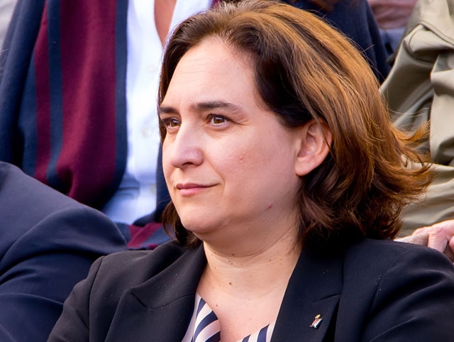 Barcelonas borgmästare Ada Colau (En Comú).