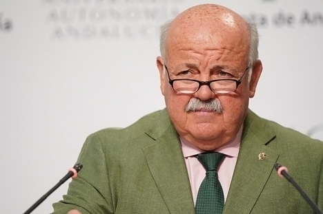 Det andalusiska hälsovårdsrådet Jesús Aguirre. Foto: Junta de Andalucía