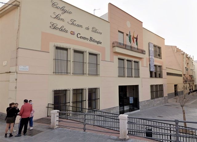 Skolan San Juan de Dios i Málaga. Foto: Google Maps
