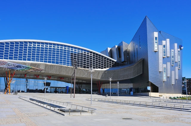 Kongresspalatset i Málaga brukas som den fjärde mottagningscentralen i Spanien för flyktingar från Ukraina.