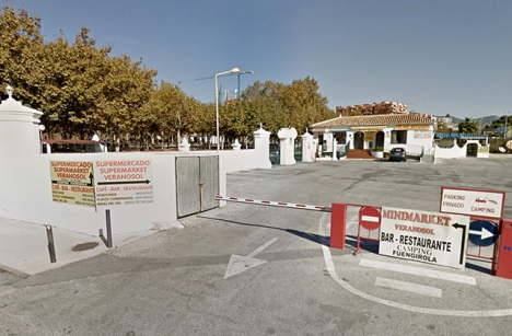 Totalrenoveringen av campingplatsen i Mijas-Fuengirola väntas ta 18 månader. Foto: Google Maps