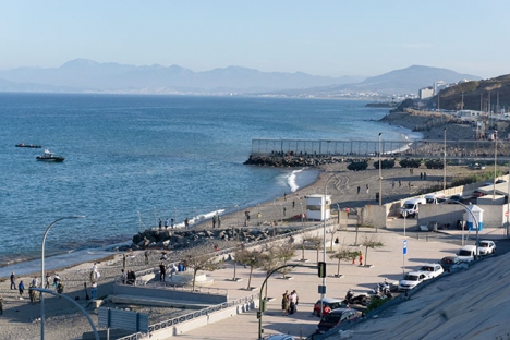 Gränsen i Ceuta, liksom i Melilla, har varit stängd i 26 månader.