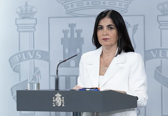 Hälsovårdsdepartementet har tvingats dementera ministern Carolina Darias.