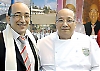 Bröderna Albert & Simon 
Benisty skötte serveringen i Marbellamontern.