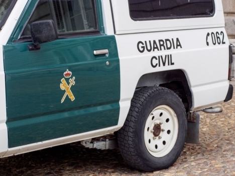 Guardia Civil fann en del av bytet vid en vägkontroll.