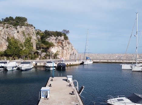 Fritidshamnen Marina del Este. (Arkivbild)