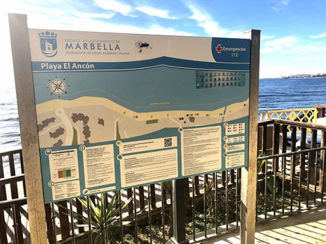 Den del av strandpromenaden som befinns bryta mot bestämmelserna går från centrala Marbella mot Puerto Banús, vid stränderna La Venus och El Ancón.