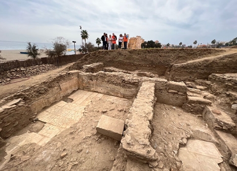 De pågående arkeologiska utgrävningarna befinner sig i den andra fasen, av sammanlagt sex. Foto: Ayto de Fuengirola