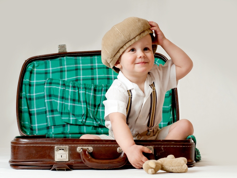 Att bo i en kappsäck skulle vara en mardröm för många vuxna, men barn är inte vuxna. 