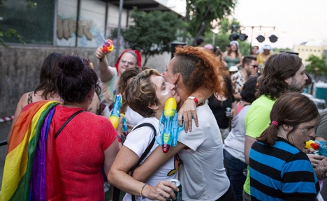 Trots att translagen inte går fullt så långt som det ursprungliga förslaget utgör den en milstolpe för hbtqia-kollektivet i Spanien. Foto: Podemos (Arkivbild)