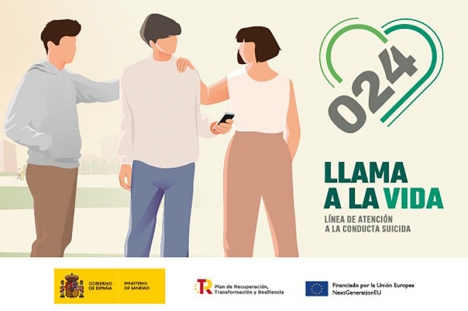 I Spanien finns ett larmnummer för personer som lider av depression och självmordstankar, som är 024.