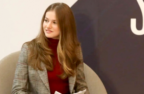 Kronprinsessan Leonor avslutar sin gymnasieutbilning till sommaren och fyller 18 år 31 oktober. Foto: Casa Real