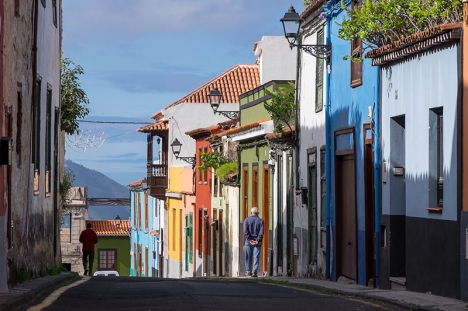 Bostäder i La Orotava, på Tenerife.