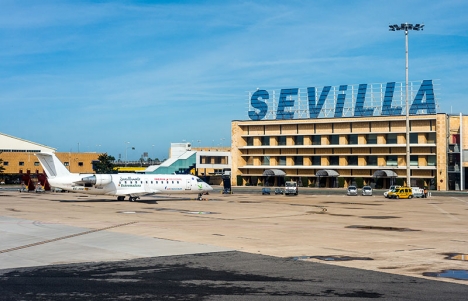 Sevillas flygplats San Pablo.