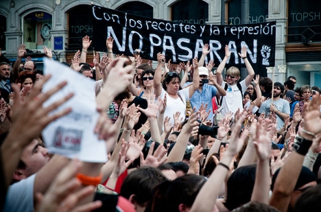 Den spanska parollen mot fascismen ”No pasarán” lever vidare och brukas nu även mot Putins regim.
