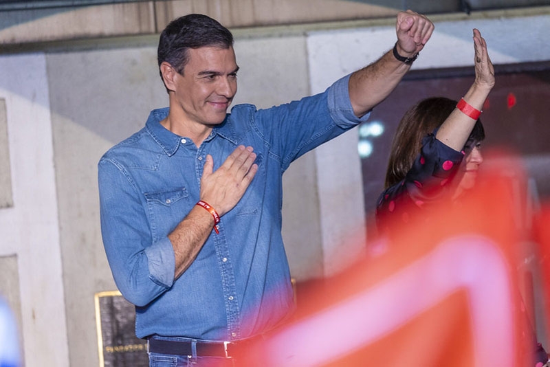 Pedro Sánchez vann inte valet 23 juli men få ifrågasätter idag hans uthållighet som politiker. Foto: PSOE