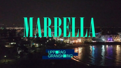 Uppdrag gransknings dokumentärserie ”Marbella” är faktiskt inte alls så mörk som man både kunde ha väntat sig och omslagsbilden antyder. Bild: SVT