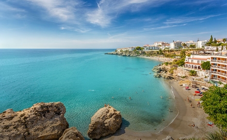 Idylliska Playa del Salón i Nerja blev 5 oktober skådeplats för ett tragiskt dödsfall.