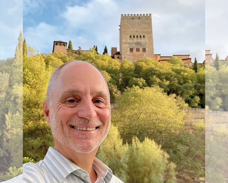 Mats Andrés Björkman har tidigare guidat i bland annat Granada och det har blivit många besök i staden när han gjort research för sin roman, som är baserad på verkliga händelser.
