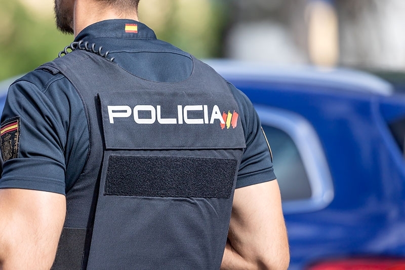 Policía Nacional har gjort gripanden både i Málaga och Madrid.
