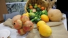 Granatäpplen, avokados, apelsiner, citroner, paprika och pumpa från Finca Solmark.