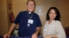 Kyrkoherde Anders Roos med Kyrkorådets ordförande Helena Idsäter informerade om kyrkans verksamhet på Costa del Sol.