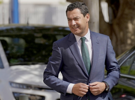 Den andalusiske regionpresidenten Juanma Moreno vill vara förberedd för värsta tänkbara scenario. Foto: PP