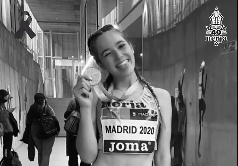 Celia Bellicurt var från Almuñécar och blev endast 22 år gammal. Foto: Club de Atletismo Nerja.