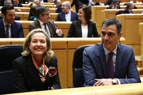 Utnämningen av finansministern Nadia Calviño är en en internationell framgång för Pedro Sánchez, som dock tvingar den spanske regeringschefen till en tidig omläggning av sitt nya kabinett.