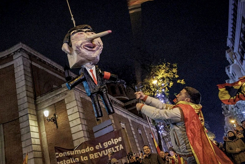 PSOE anklagar Vox för att medvetet sprida hatpropaganda. Foto: Twitter/X