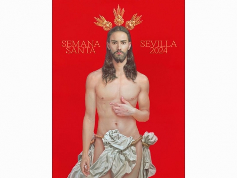 Konstnären Salustiano har inspirerats av sin döde bror för att gestalta den kristusfigur som får stark kritik i Sevilla.