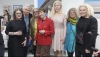 Utställare och ”curatorer”. Från vänster: Barbara Krulik, Leif Ahrle, Anne Duse,  Puck Jansson, Cecilia Sikström, Basma Ashworth och Helen Sijsling.