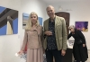 Konstnärinnan Cecilia Sikström och ambassadören Andreas Ekman.