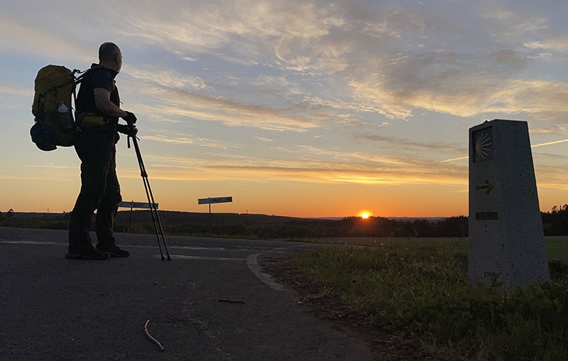På pilgrimslederna till Santiago de Compostela får man dagligen minnen för livet.