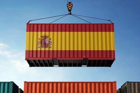 Den spanska exporten var förra året den näst högsta någonsin.