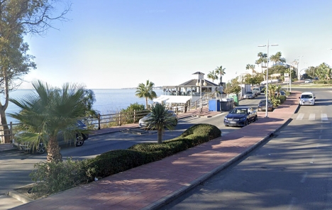 Sträckan som ska återuppbyggas går mellan Playa de las Yucas och Playa Torrequebrada. Foto: Google Maps
