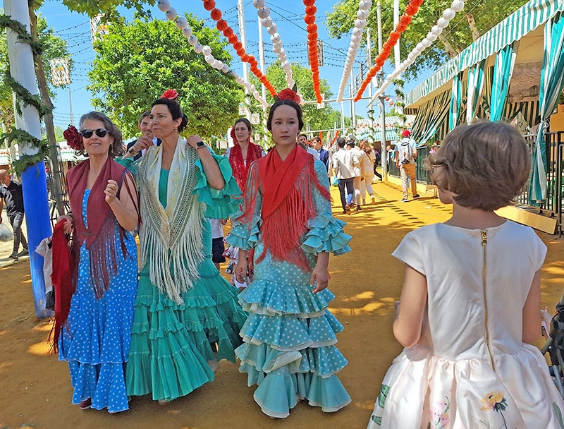 Just nu pågår årets Feria de Abril i Sevilla.