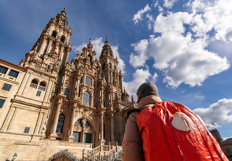 Katedralen i Santiago de Compostela lockar årligen hundratusentals pilgrimmer från hela världen.