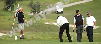 JÄMN KAMP Det blev en spännande tävling på Mijas Golf/Los Olivos 7 februari, där handicap fick skilja flera spelare på prispallen.