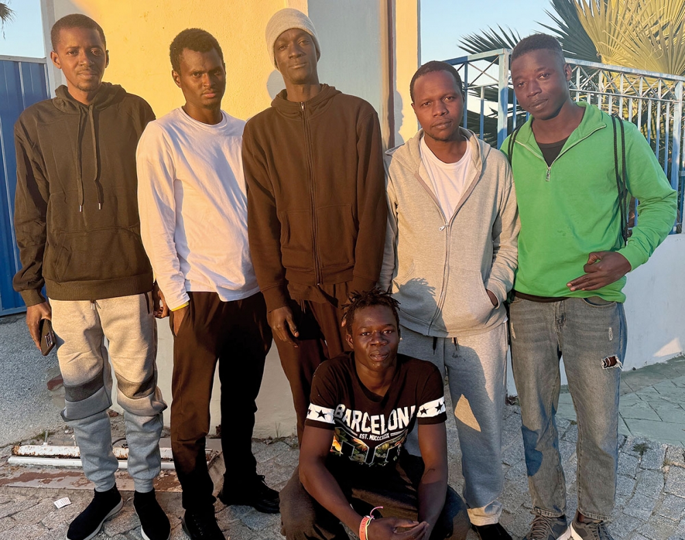 Totalt 360 centralafrikanska migranter förflyttades i mitten av januari från Tenerife till Costa del Sol. Här får de lära sig spanska, medan de väntar på att deras ansökningar om uppehållstillstånd behandlas.