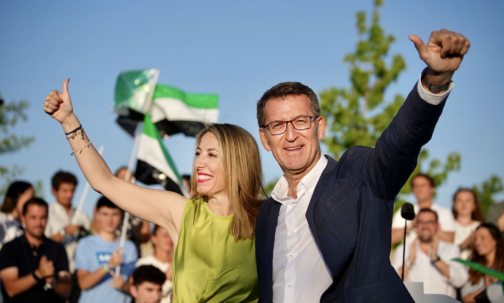 María Guardiola kom till makten i koalition med Vox och siktar nu på att nå egen majoritet. Foto: PP