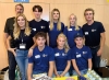 Teamet från Svenska Skolan i Fuengirola. Överst från vänster: Jesper, Morgan, Zoe, Tilde och Hugo. Nedan: Paula, Kevin, Malin och Petter.