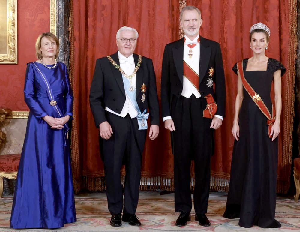 Frank-Walter Steinmeier och hans hustru har gjort ett statsbesök i Spanien som inkluderat såväl galamiddag i Madrid som en historisk ursäkt i Baskien. Foto: Casa Real