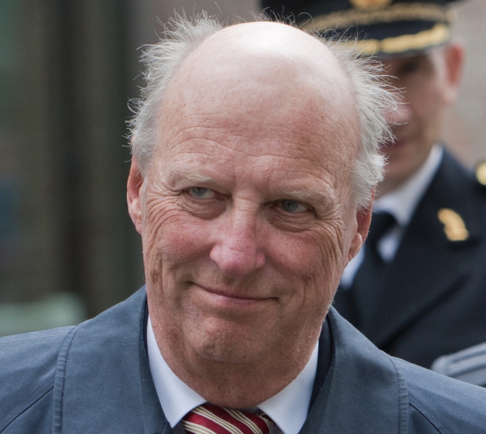 Den norske monarken är på privat semester tillsammans med sin hustru, drottning Sonja.