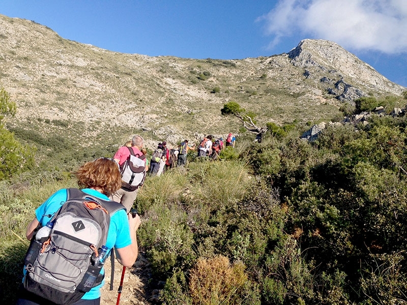 ”Himmelstoppen” Pico del Cielo ståtar ovanför Nerja och lockar många vandrare, men leden är inte riskfri. (Arkivbild)