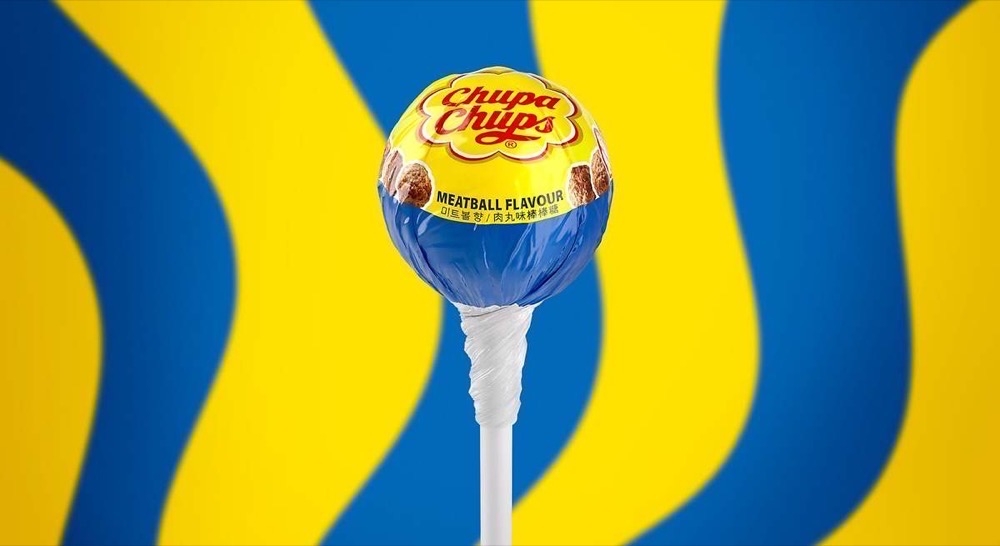 Det som ursprungligen var ett sk&auml;mt f&ouml;rvandlar klassiska k&ouml;ttbullar till en ov&auml;ntad smakupplevelse i godisform. Foto: Ikea