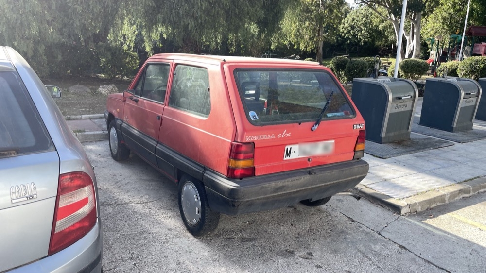 Marbella är inte bara lyx, utan även den enklaste modell som SEAT producerat. Det var mer än 25 år sedan och idag ser man få kvar i trafiken.
